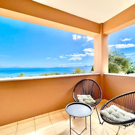 Villa Barbati Dream With Private Pool By Dadovillas Pyrgi  エクステリア 写真