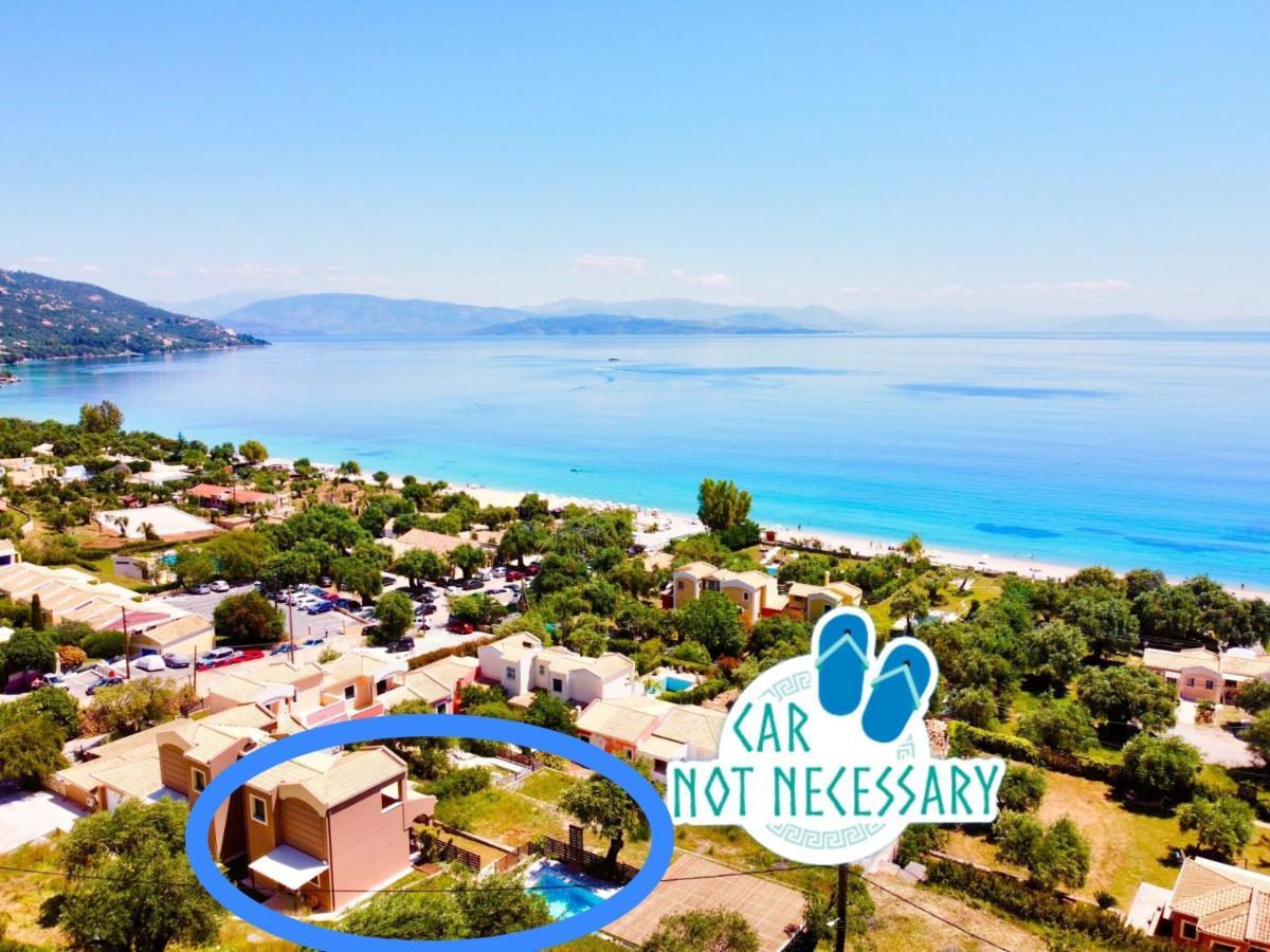 Villa Barbati Dream With Private Pool By Dadovillas Pyrgi  エクステリア 写真