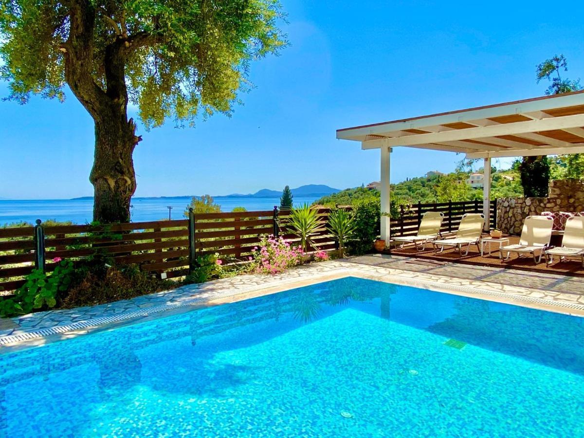 Villa Barbati Dream With Private Pool By Dadovillas Pyrgi  エクステリア 写真