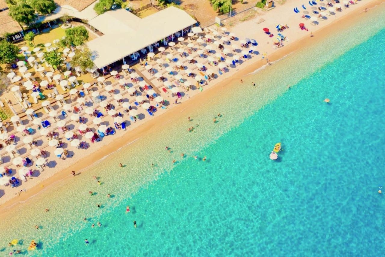 Villa Barbati Dream With Private Pool By Dadovillas Pyrgi  エクステリア 写真