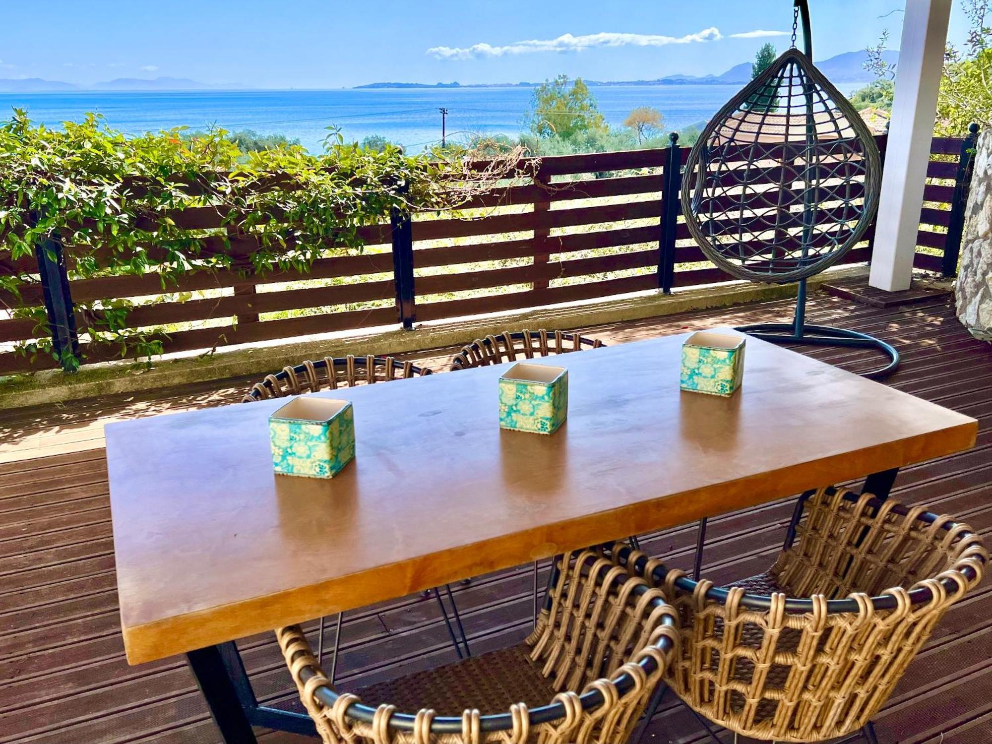 Villa Barbati Dream With Private Pool By Dadovillas Pyrgi  エクステリア 写真